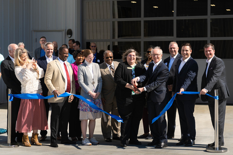 Schmalz Inc. celebrated the completed warehouse and planned office floor expansion of its headquarters facility in Raleigh, NC with a ribbon cutting with local and company officials. (Photo: Business Wire)