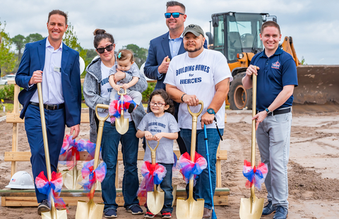 PulteGroup has broken ground on a new mortgage-free home for U.S. Army Sergeant First Class Lucio Gaytan in Southwest Florida. (Photo: Business Wire)