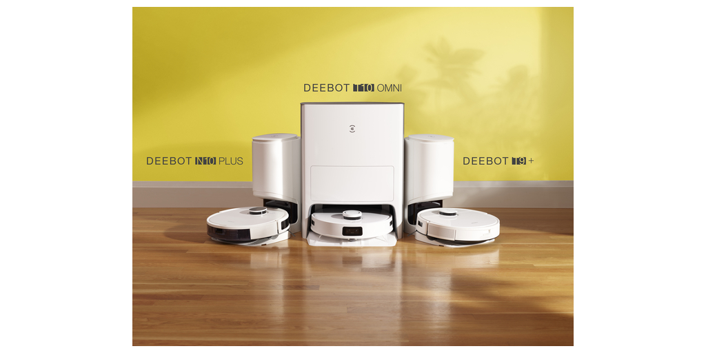 ECOVACS Reveals Additions to the DEEBOT Family: N10 PLUS, T9+ and T10 OMNI