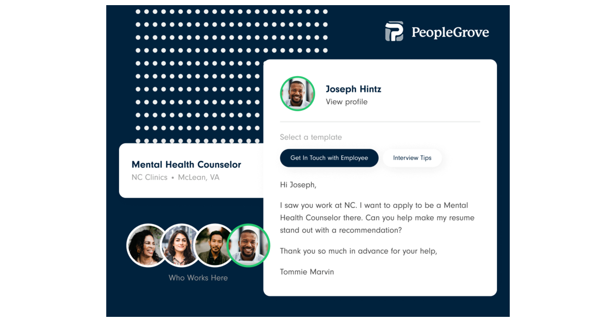 PeopleGrove Launches Job Connections to Help University Students and