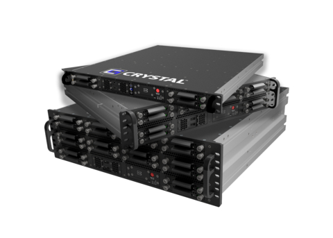 original Crystal Group FG2 1U, 2U and 3U servers (Photo: Business Wire)