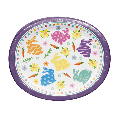 Berkley Jensen Easter Oval Platter Paper Plates, Mixed Pack - 60 ct. (Photo: Business Wire)