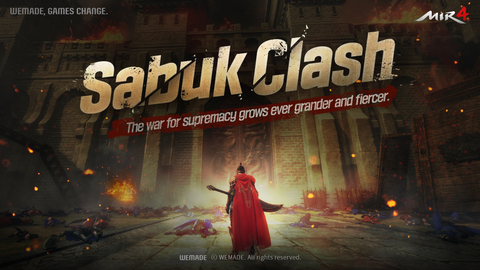 MIR4 Updates 'Sabuk Clash,' a tournament style Castle Siege content to determine the Emperor's Clan, on March 21 (Graphic: Wemade)