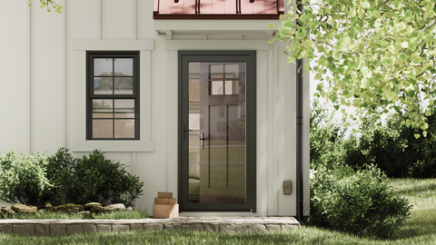 Explore first-to-market advanced technology in an integrated storm and entry door solution from Therma-Tru, in partnership with LARSON. The Impressions integrated storm and entry door system is designed to outperform expectations. (Photo: Business Wire)