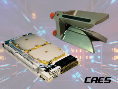 original CAES 3U Converter and Crossed Notch Antenna. (Photo: Business Wire)