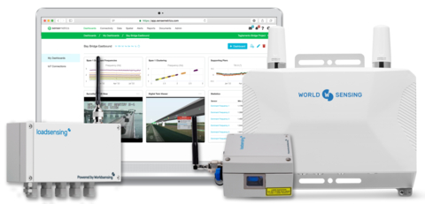 Worldsensing 的连接设备与 Bentley 的 sensemetrics 软件和 iTwin IoT 云服务完全集成。图片由 Worldsensing 提供。