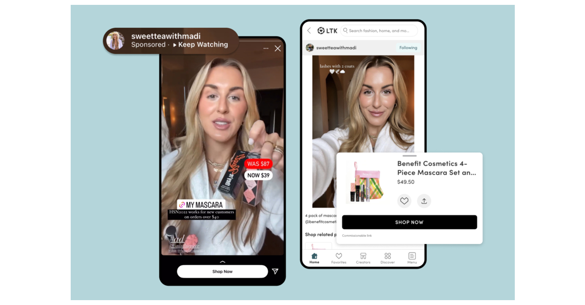 Creator Guided Shopping Platform LTK Launches Social Media Advertising for  Brands