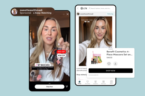 LTK Boost™, the new social media advertising solution from global influencer marketing platform LTK, allows brands to amplify creator collaboration content directly from the creator's social media handles - leading to higher engagement and conversion. (Photo: Business Wire)