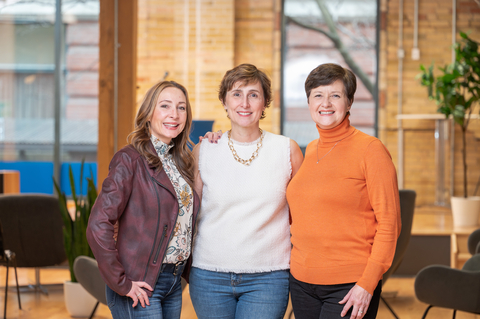 original The Executive Women Leaders of Q4 Inc. - Pictured from left to right are Dorothy Arturi, CPO; Lorie Coulombe, SVP, Marketing & Communications; and Donna de Winter, CFO & COO. (Photo: Business Wire)