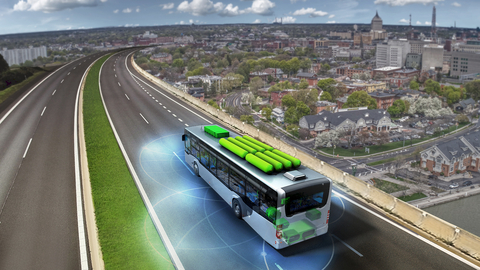 BAE Systems will supply its next-generation electric power and propulsion systems for three hydrogen fuel cell buses in Rochester, New York, allowing them to run free of emissions. (Credit: BAE Systems)