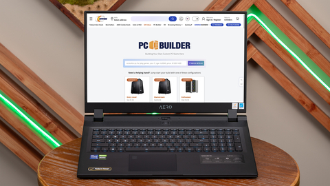 Newegg's PC Builder with ChatGPT search implementation. (credit: Newegg)