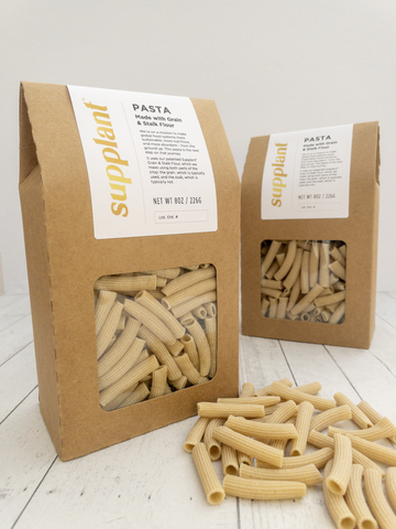 Supplant™ Pasta, which is made with Supplant™ Grain & Stalk Flour, will be available for pre-order beginning Monday, March 27th on supplant.com. (Photo: Business Wire)