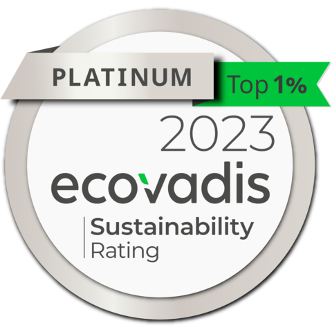 original Cabot Corporation receives Platinum Rating from EcoVadis for the third consecutive year, underscoring its leadership in sustainability and ESG performance. (Graphic: Business Wire)