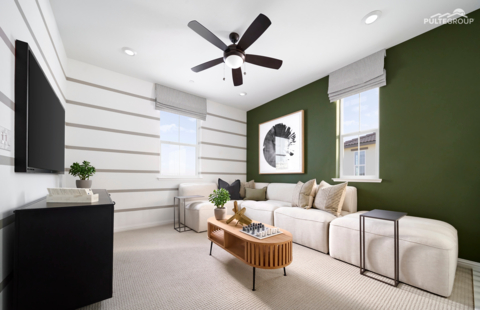 From eye catching pops of vivid colors, to intriguing freeform elements and the bold combination of mixed era styling, the interior design experts at PulteGroup are sharing the top design and color trends to revamp your home this spring. (Photo: Business Wire)