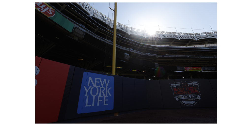 Download Yankees Pinstripes Background NY Logo Wallpaper