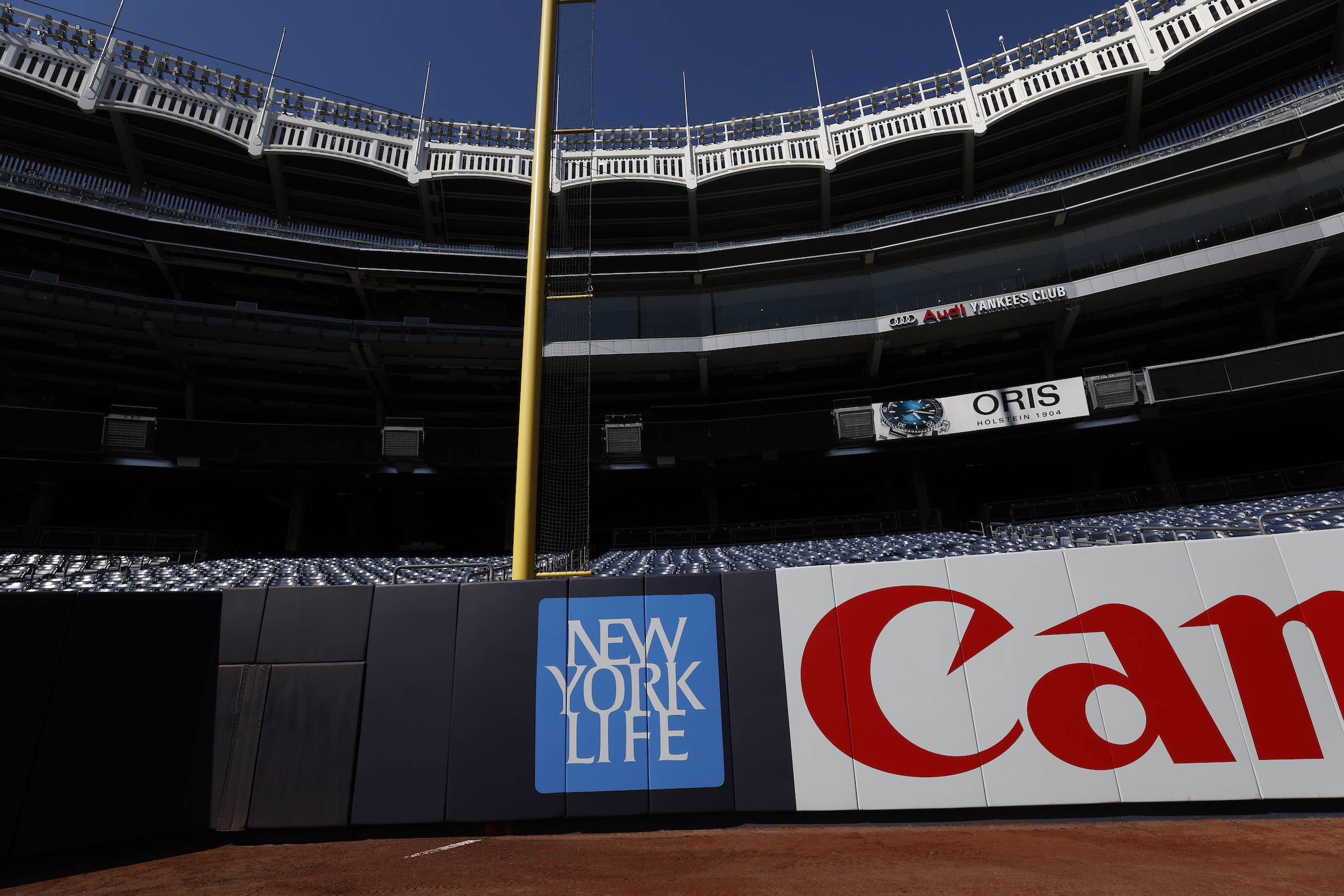 Download Exciting game night at the iconic Yankee Stadium