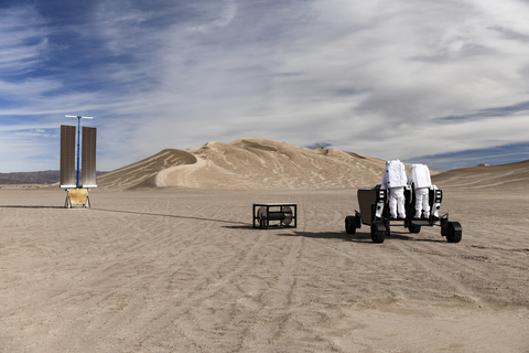 Astrolab FLEX Rover during a field test near Death Valley, Calif. (Photo: Astrolab)