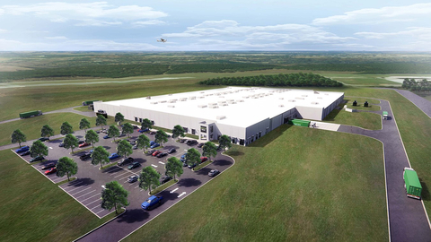 Artistic rendering of the new Hardee Fresh vertical farming facility in Americus, Georgia, (Photo: Business Wire)