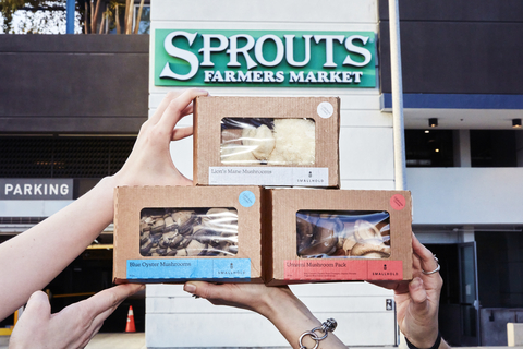 Almost 200 Sprouts locations now stock highly coveted fresh mushrooms as Smallhold continues their US expansion. (Photo: Business Wire)