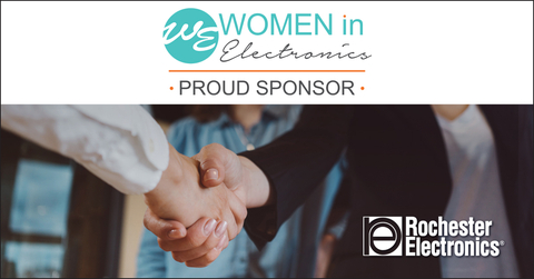 Rochester Electronics is Honored to Sponsor Women in Electronics (Graphic: Business Wire)