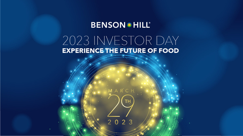 Benson Hill’s Second Investor Day Showcases Technology Leadership and Strategic Positioning for Durable Growth in Multiple Value-Added Markets. Company unpacks deep R&D product pipeline with its CropOS® technology platform to meet growing demand for plant-based protein and oil products.(Graphic: Business Wire)