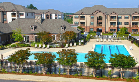 Amenities abound at Randolph Pointe including its resort-style pool for social events and relaxation, alike. (Photo: Business Wire)