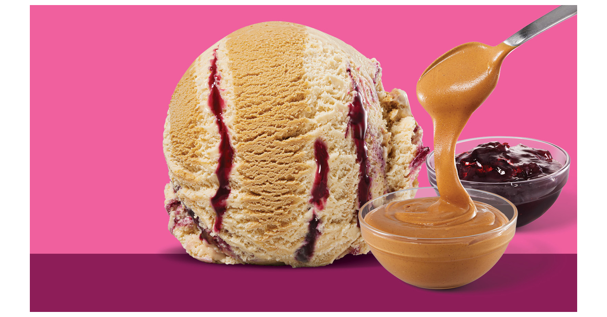 Robbin Spring Baskin-Robbins Ushers in Spring with New Flavor of the Month, PB ‘n J ...