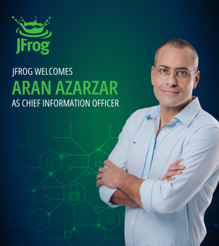 JFrog's new CIO, Aran Azarzar, helps further the company's commitment to operational excellence, business infrastructure, systems resilience, security, and scalability. (Photo: Business Wire)