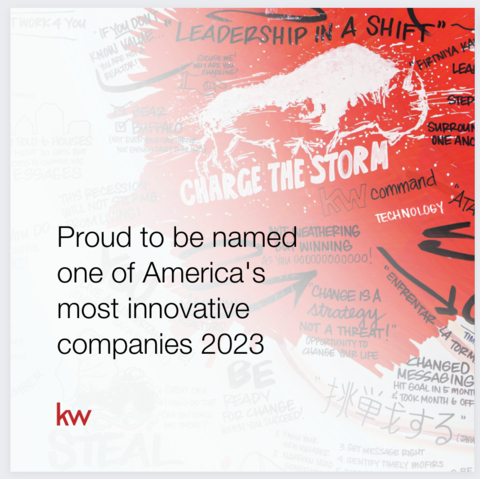 KW was recognized on Fortune’s list of America’s Most Innovative Companies for 2023. (Graphic: Business Wire)