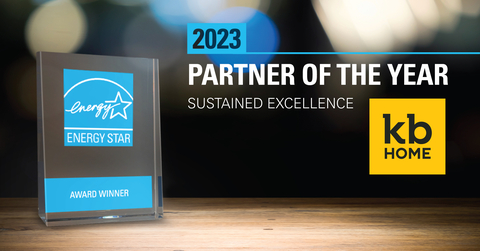 KB Home earns 13th ENERGY STAR Partner of the Year - Sustained Excellence Award. (Graphic: Business Wire)