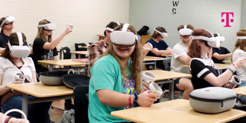 T-Mobile 5G Empowering Schools Across the Country with VR Learning (Photo: Business Wire)