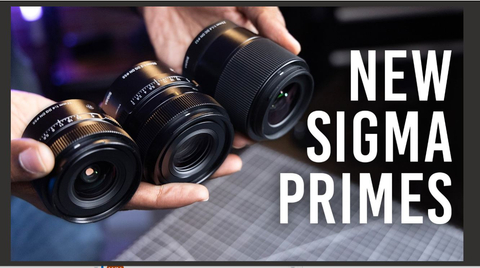 Sigma has announced three primes for L and Sony E-mount cameras: the 17mm f/4 DG DN and 50mm f/2 DG DN for full-frame cameras and the 23mm f/1.4 DC DN for APS-C format cameras. All members of the Contemporary lineup, the trio pairs compact and intuitive designs with exceptional imaging. (Graphic: Business Wire)