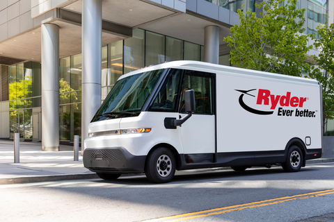 As part of its advanced vehicle technology strategy, Ryder plans to introduce 4,000 BrightDrop electric vans to its fleet through 2025. (Photo: Business Wire)