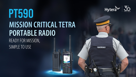 PT590 關鍵任務 Tetra 便攜式無線電（圖示：Business Wire）