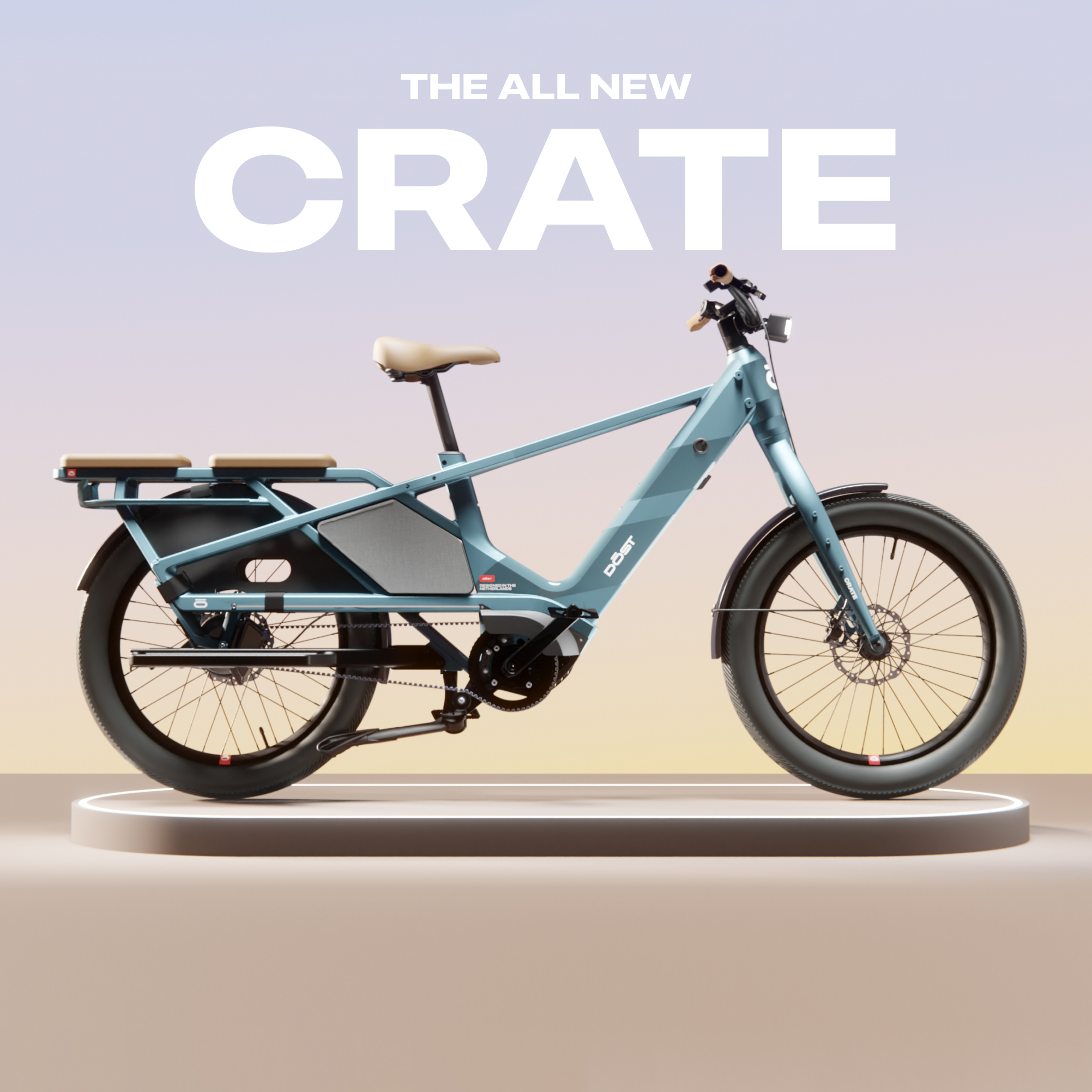 Decoratief De waarheid vertellen Streven DŌST Bikes Unveils its Upcoming Multi-Passenger Electric Cargo Bike - The  Crate Cargo Cruiser | Business Wire