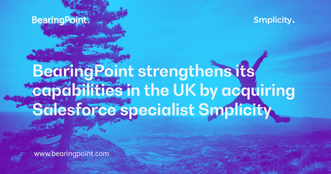 European management and technology consultancy BearingPoint has acquired London-based specialist Salesforce consulting company, Smplicity. (Photo: Business Wire)