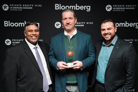 The Align Team accepting the Best Cloud Services Provider achievement in the Private Equity Wire's 2023 Emerging Manager Awards. (Photo: Business Wire)