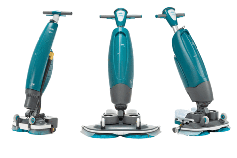 “Tennant Company’s enhanced i-mop scrubbers deliver small-space maneuverability with increased cleaning effectiveness and productivity.” (Photo: Business Wire)