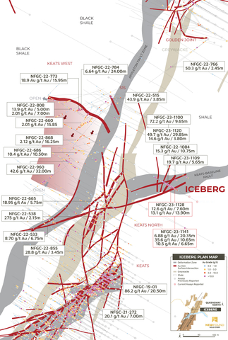 Figure 2. Iceberg plan view map (Graphic: Business Wire)