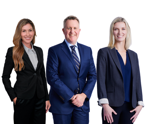 Dorsey adds 6 construction law and government contracts lawyers in Seattle, including partners Marisa Bavand, Mike Grace, and Allison Murphy (left to right) (Photo: Business Wire)
