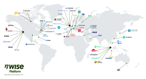 Wise Platform 社は現在、世界中で 60 以上の銀行および主要企業と提携しています。 （画像：ビジネスワイヤ）