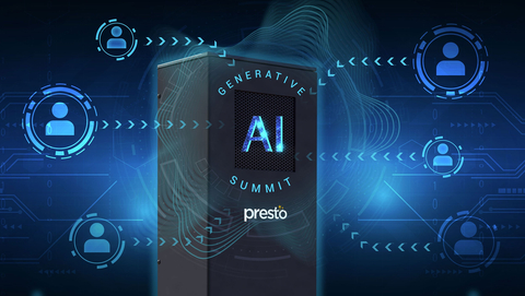 The Enterprise Generative AI Summit, hosted by Presto on May 5. (Graphic: Business Wire)
