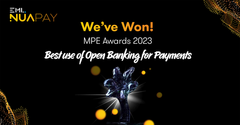 Nuapay celebrates winning an MPE Award for revolutionising Open Banking payments with Authenticated Mandates. (Photo: Business Wire)