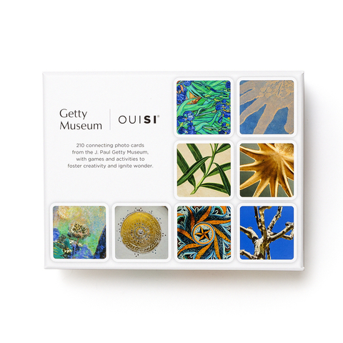 Getty x OuiSi -- OuiSi, an innovative game company, has collaborated with Getty, a global arts organization, to create a Photo Card game and activity set that celebrates the artwork of the J. Paul Getty Museum. (Photo: Business Wire)