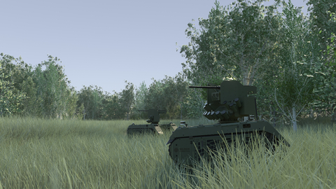 original THeMIS Combat UGVs provide high-precision direct fire support for manoeuvre units and act as a force multiplier. With the GUARDIAN 2.0 remote weapon station by Escribano Mechanical & Engineering (EM&E), advanced sensors and fire control system, it allows dismounted infantry units to assess and engage the enemy at maximum standoff distances. (Photo: Business Wire)