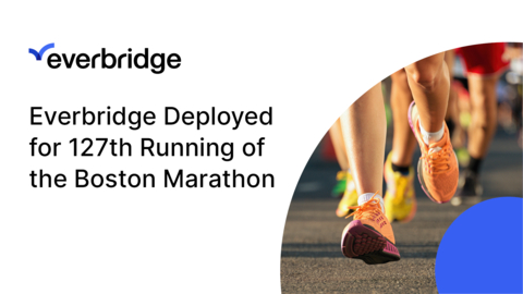Boston Athletic Association Relies on Everbridge for the 127th Running of the Boston Marathon (Graphic: Business Wire)