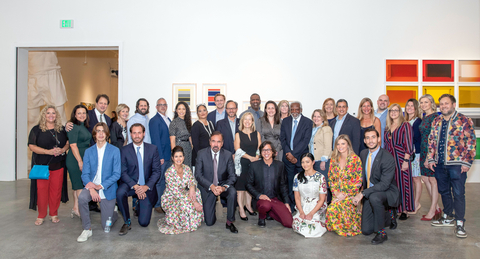 The Pérez Family and 2019 Pérez CreARTE grantees. (Photo: Business Wire)