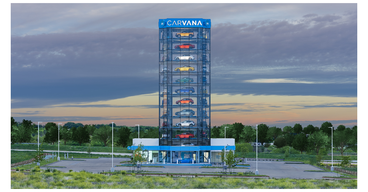 Carvana Debuts Latest Signature Car Vending Machine in Fort Worth
