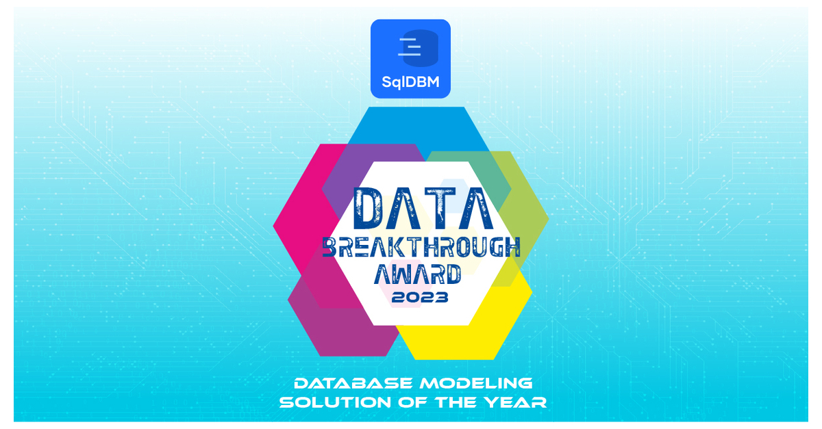 SqlDBM Wins “Database Modeling Solution of the Year” Award In 2023 Data ...