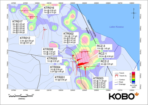 Figure 3: RCZ Trench Sample Map (Graphic: Business Wire)